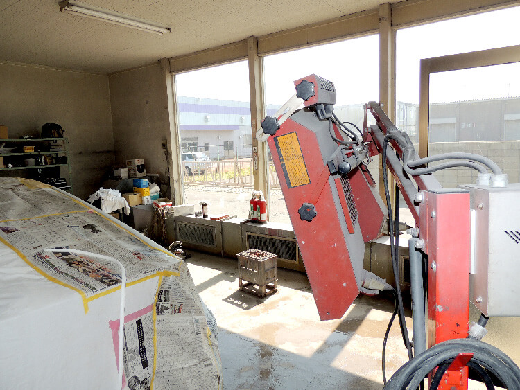 塗装風景・塗装ブース・塗料2